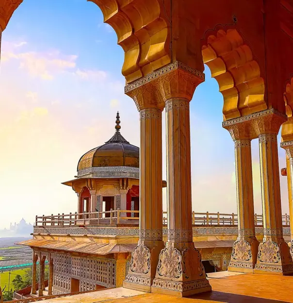 Agra Fort in India 