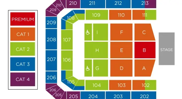 Andre Rieu Seating Plan Amended Ziggodome