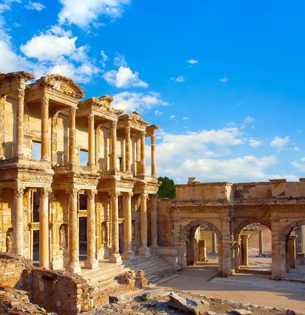 Sh 470876045 Celsus Library In Ephesus, Selcuk, Turkey