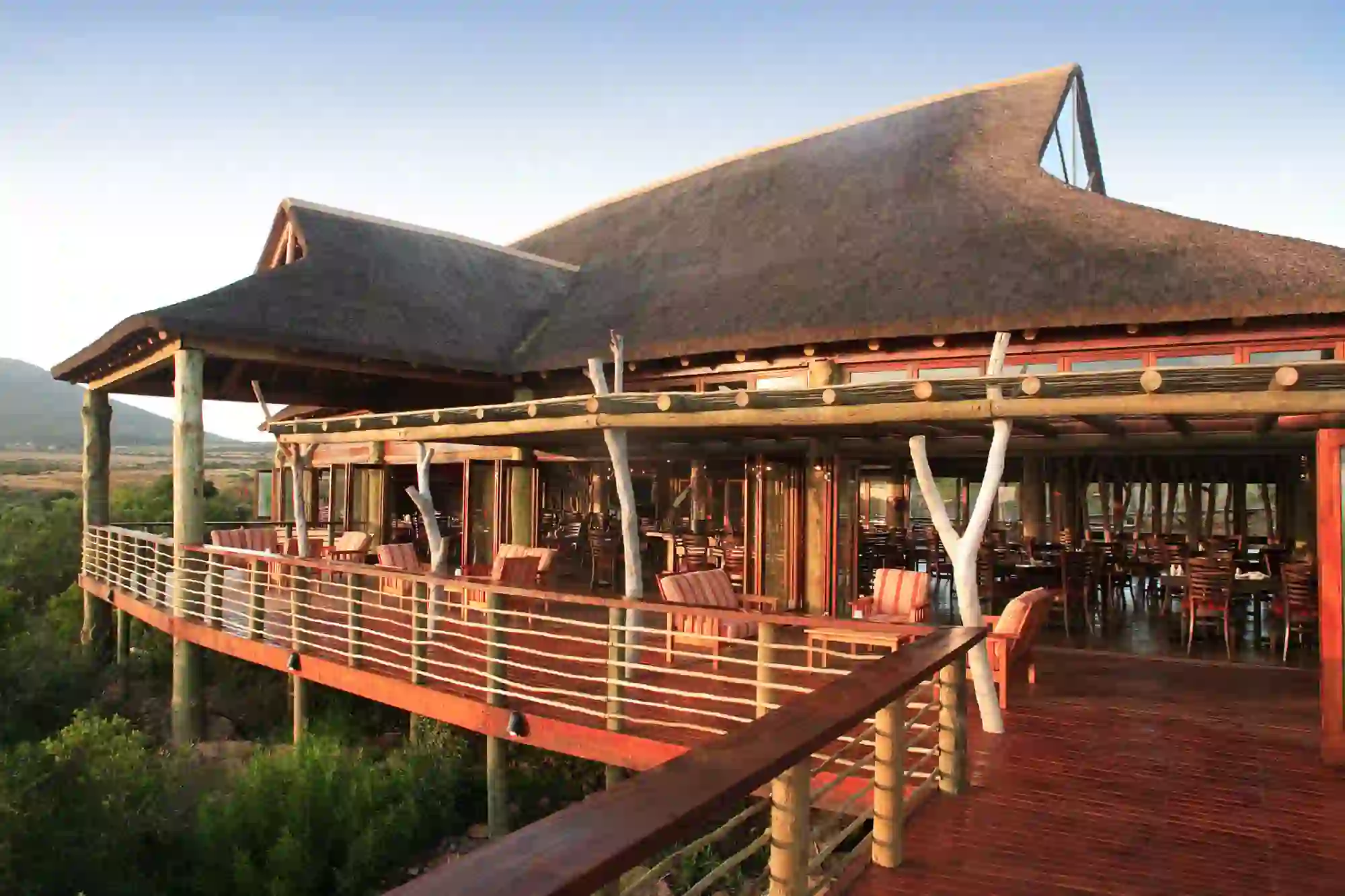 Garden Route Game Lodge Views From Restaurant Deck