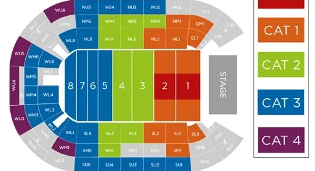 Andre Rieu Belfast Seating Plan