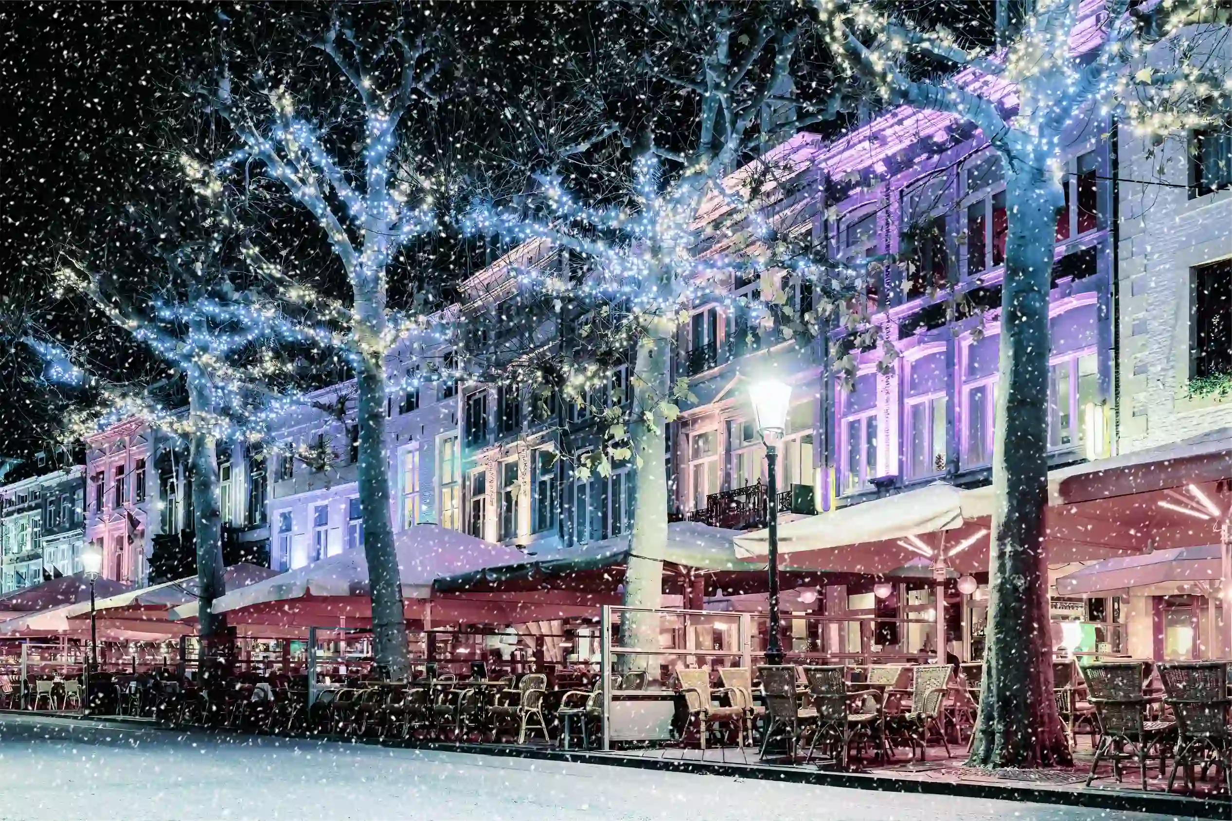 Sh 1253296798 Christmas Lights On The Vrijthof Square Maastricht