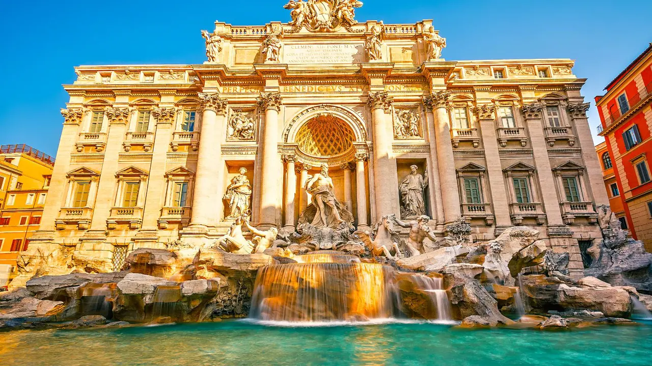 Sh 147772328 Fountain Di Trevi, Rome, Italy